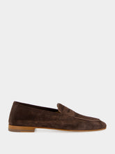 Frescobol Carioca Dark Brown Leme Suede Slipper