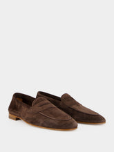 Frescobol Carioca Dark Brown Leme Suede Slipper