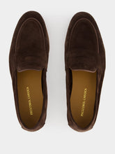 Frescobol Carioca Dark Brown Leme Suede Slipper