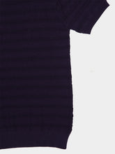 Frescobol Carioca Navy Vidal Cotton Jacquard Polo