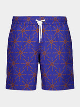 Frescobol Carioca Cobalt Blue Santos O Sol Swim Shorts