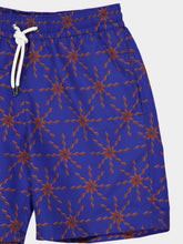 Frescobol Carioca Cobalt Blue Santos O Sol Swim Shorts