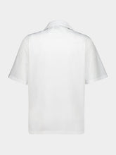 Casablanca White Graphic Embroidered Short Sleeve Shirt