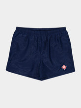 Casablanca Navy Monogram Jacquard Swim Shorts