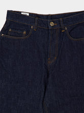 Casablanca Indigo Baggy Cotton Denim Jeans