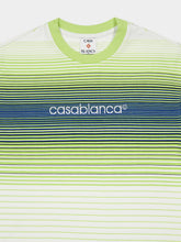 Casablanca Green Gradient Striped Long Sleeve Top