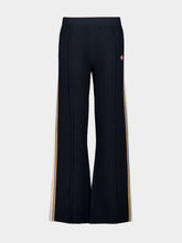 Casablanca Navy Café Culture Wool Track Pants