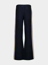 Casablanca Navy Café Culture Wool Track Pants