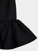 Zimmermann Black Hypnotic Bow Mini Dress