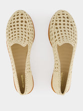 Dragon Diffusion Off-White Dolly Leather Mocassins
