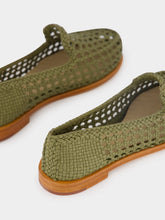 Dragon Diffusion Olive Dolly Leather Mocassins
