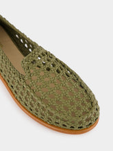 Dragon Diffusion Olive Dolly Leather Mocassins