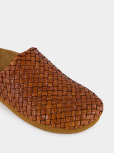 Dragon Diffusion Tan Footbed Leather Mules