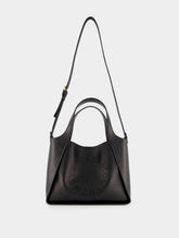 Stella McCartney Black Logo Faux-Leather Tote