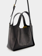 Stella McCartney Black Logo Faux-Leather Tote