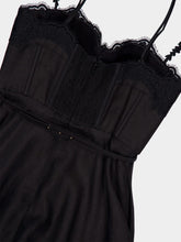 Zimmermann Black Hypnotic Lace Trim Gown