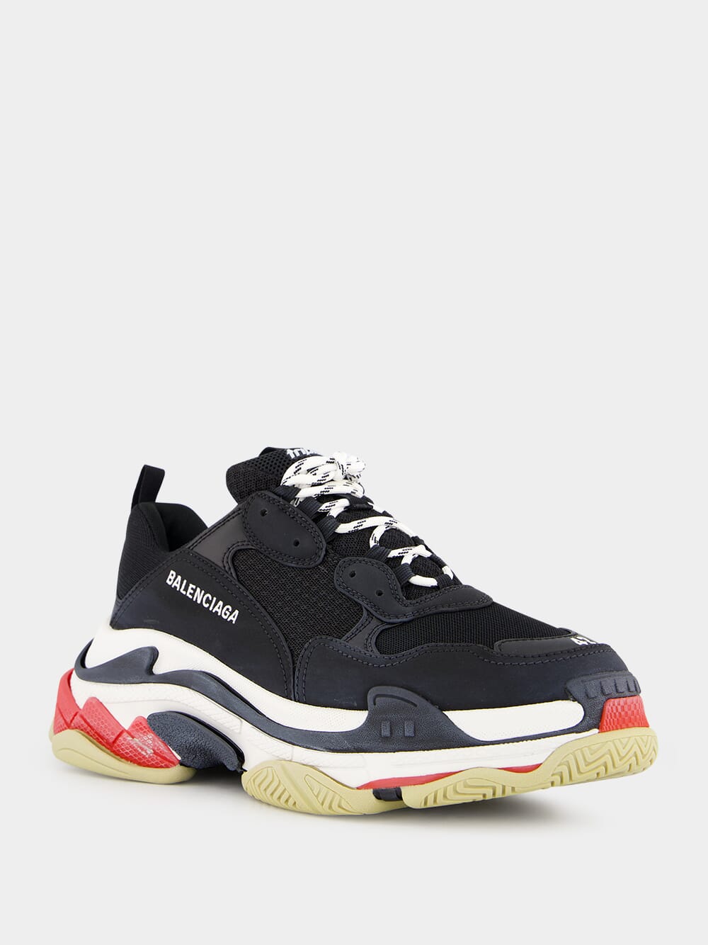 Triple S Black Low-Top Sneakers