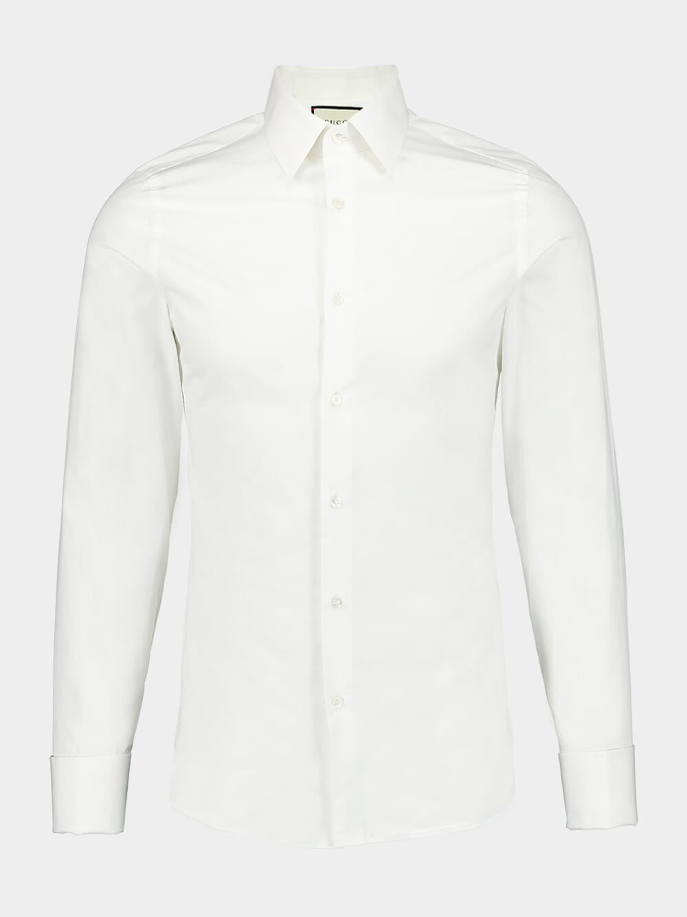 White Tailored Cotton Shirt