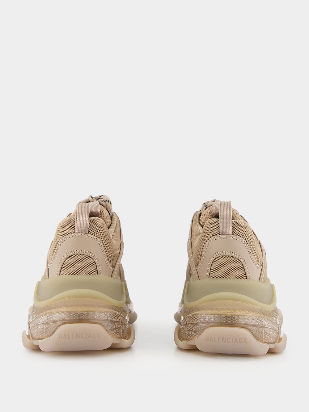 Triple S Clear Sole Light Brown Sneakers