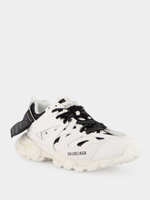 Balenciaga White and Black Track Shirt Sneakers