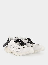 Balenciaga White and Black Track Shirt Sneakers