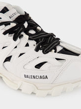 Balenciaga White and Black Track Shirt Sneakers