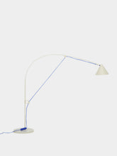 Midgard Silk Grey AYNO S Table Lamp with Ultramarine Cable