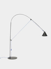 Midgard Black AYNO L Floor Lamp with Ultramarine Cable