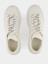 Alexander McQueen White Oversized Sneakers New Tech Calf Leather