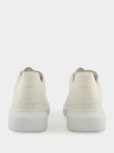 Alexander McQueen White Oversized Sneakers New Tech Calf Leather