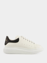 McQueen White and Black Oversized Sneakers New Tech Calf Leather