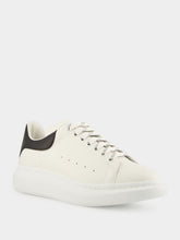 McQueen White and Black Oversized Sneakers New Tech Calf Leather