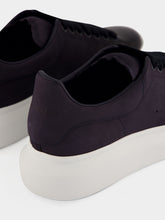 McQueen Indigo Blue Oversized Suede Sneakers
