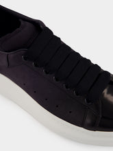 McQueen Indigo Blue Oversized Suede Sneakers