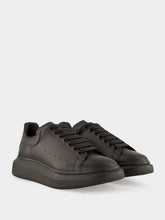 Alexander McQueen Black Oversized Leather Sneakers