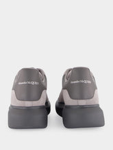 McQueen Grey Oversized Suede Sneakers