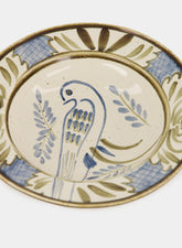 House of Capricorn Hand-Painted Lusitano Bird Stoneware Soup Plate