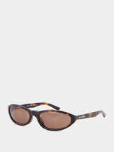 Balenciaga Dark Havana Neo Round Sunglasses