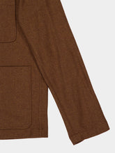 Piacenza 1733 Brown Cashmere-Silk Buttoned Jacket