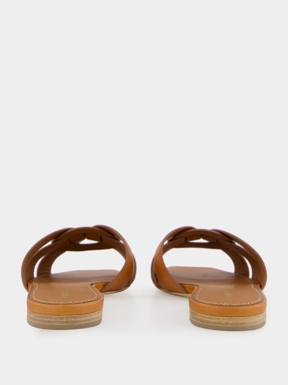 Brown Tribute Flat Sandals