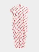 Balenciaga Scribble Rawcut Dress