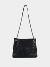 Saint Laurent Black Niki Vintage Leather Shopping Bag
