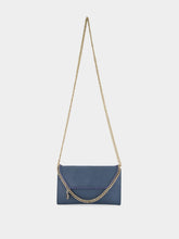Stella McCartney Feather Blue Vegan Leather Mini Crossbody Bag