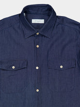 Boglioli Navy Regular-Fit Cotton Shirt