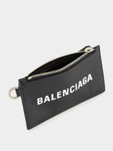 Balenciaga Black Cash Card Case with Keychain