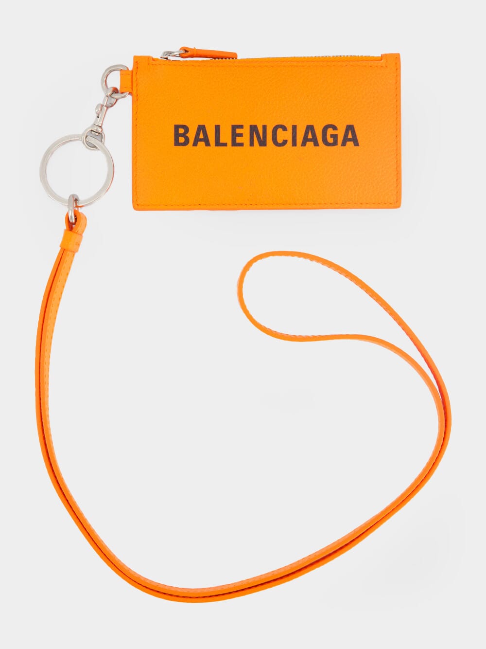 Logo Keyring Orange Card Holder