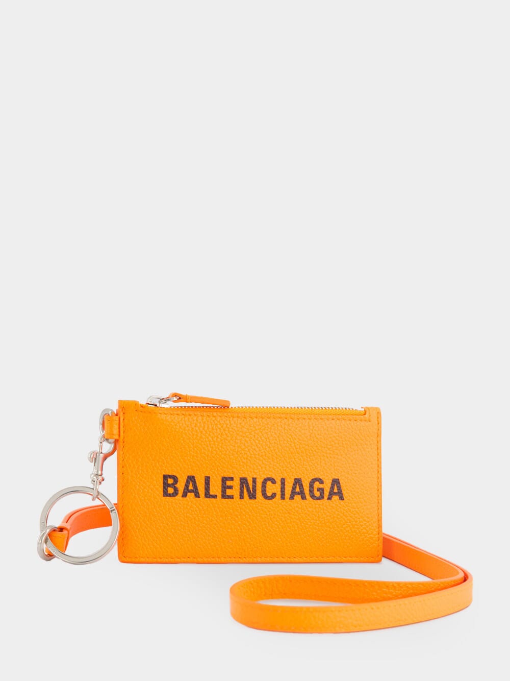 Logo Keyring Orange Card Holder