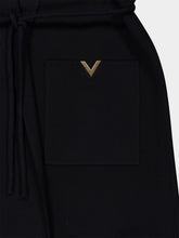 Valentino Garavani Black Cashmere Maxi Coat