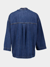 Valentino Garavani Medium Blue Denim Kaftan