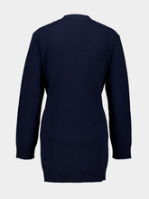 Valentino Garavani Virgin Wool Cardigan with VLogo Chain